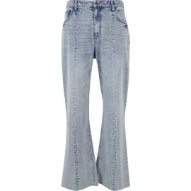 Karl Kani Original Denim Flared Straight Fit Jeans - Blau