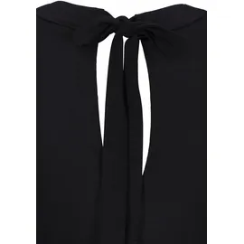 LASCANA Jerseykleid in weit schwingender Form mit Taschen, figurumspielend Sommerkleid mit Bindeband im Nacken, elegantes Viskosekleid, Festival schwarz 34