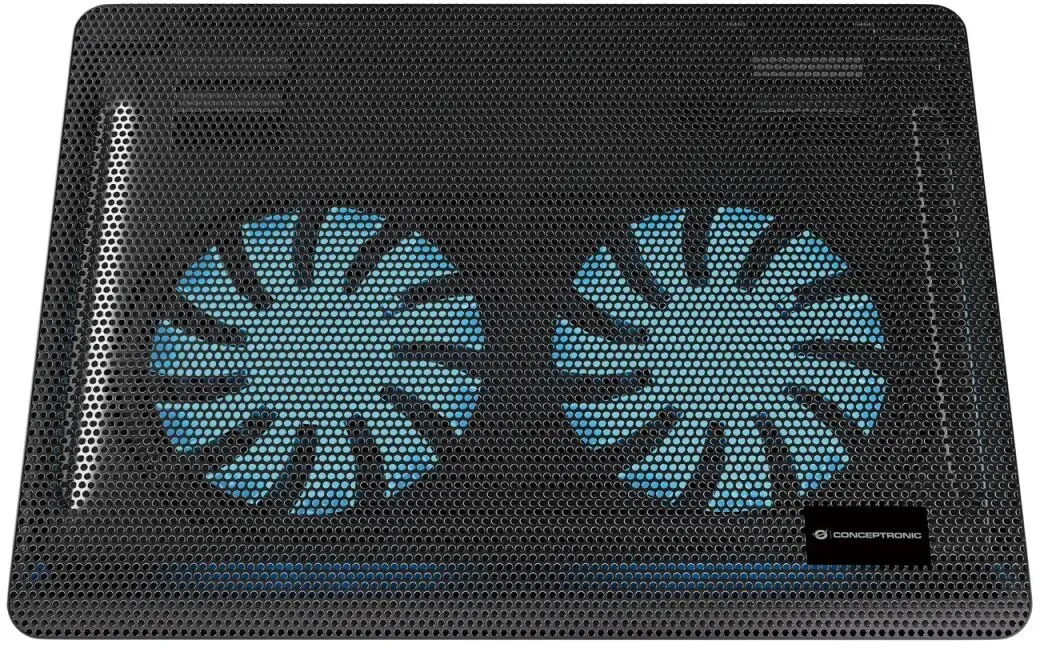 Conceptronic CNBCOOLPAD2F Laptop-Kühlpad mit 2 Lüftern