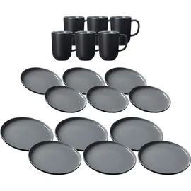 Ritzenhoff & Breker Jasper Tafelservice 18-tlg. schwarz