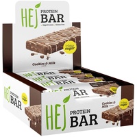 HEJ Natural Protein Cookies & Milk Riegel 12 x 60 g