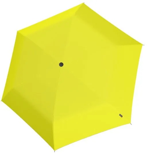 Taschenregenschirm KNIRPS "US.050 Ultra Light Yellow" gelb (yellow) Regenschirme Taschenschirme