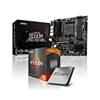 Memory PC Aufrüst-Kit Bundle AMD Ryzen 5 5600 6X 3.5 GHz, 16 GB DDR4, B550M Pro-VDH WiFi, komplett fertig montiert inkl. Bios Update und getestet