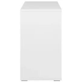 miliboo Niedriges Bücherregal 140 x 0 x 0 cm Weiß