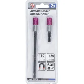 BGS Automatischer Bithalter-Satz Abtrieb Innensechskant 6,3 mm (1/4) 60 / 150 mm 2-tlg.