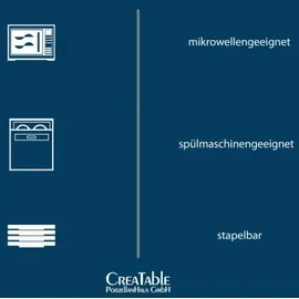 CreaTable Amarilla Tafelservice 12-tlg. mehrfarbig