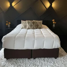 Poyet-Motte Hudson Duvet L Managed Microfaser 200g/m 220x240cm Pebble & Lac Poyet Motte