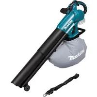 Makita Laubbläser-Laubsauger DUB187Z, Akku, 18V, mit Schultergurt und 25 Liter Fangsack