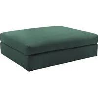 Home Affaire Polsterhocker Soft&Cosy XXL 125 x 52 x 101 cm Dunkelgrün