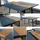 ALEOS. Gartengarnitur Gartenset Aluminium TEAK Set mit quadratischem Ausziehtisch 150x110cm auf 150cm ausziehbar + 4 Hochlehner anthrazit Trinidad