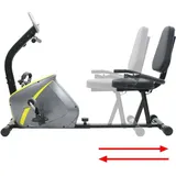 vidaXL Magnetisches Sitz Ergometer grau/gelb