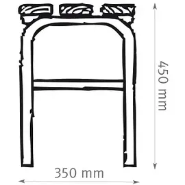 Sypro Umkleidebank für Nassräume ohne Lehne, 1,01 m, Lichtgrau (RAL 7035), Ohne Schuhrost