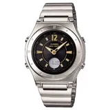 NEU CASIO Wave Ceptor Damenuhr schwarz Atom Solar JDM Y860736