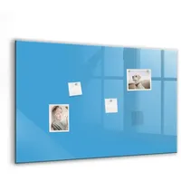 Tulup Magnettafel 90 x 60 cm Blau