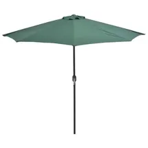 vidaXL Balkon-Sonnenschirm 270 x 135 cm grün halbrund