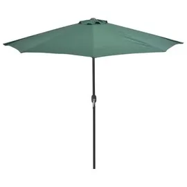 vidaXL Balkon-Sonnenschirm 270 x 135 cm grün halbrund