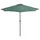 vidaXL Balkon-Sonnenschirm 270 x 135 cm grün halbrund