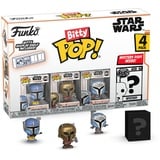 Funko Bitty POP! Mandalorian - Schwere Infanterie MandalorianTM, Bitty Pop! The ArmorerTM, Bitty Pop! BO-Katan KryzeTM, und eine geheimnisvolle Bitty Pop!-Figur - 0,9 Zoll (2,2 cm) zum Sammeln