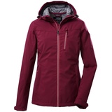 KILLTEC Damen Softshelljacke/Outdoorjacke mit Kapuze KOS 89 WMN SFTSHLL JCKT; dunkelrose, 36, 39138-000