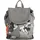 DESIGUAL Rucksack Mickey Mouse grau / graphit / schwarz / weiß