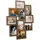 vidaXL Bilderrahmen Collage braun 13x18 cm 10 St.