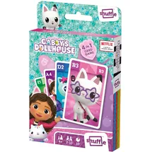 ASS Altenburg Cartamundi Shuffle - Gabby's Dollhouse 4-in-1 - Kartenspiele für Kinder