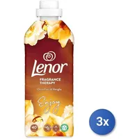 3x Lenor Weichspüler 840 Ml.concentrato 40 Messlöffel Gold Blumen