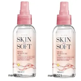 Avon Skin So Soft Silky Moisture Spray 2 x 150 ml