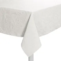 PICHLER Tischwäsche Cordoba Tischdecke 150x250 cm | brillant-weiss -
