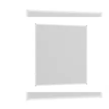 hecht International Fliegenschutzgitter mit Aluminiumrahmen 130 x 150 cm Weiß