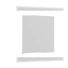 hecht International Fliegenschutzgitter mit Aluminiumrahmen 130 x 150 cm Weiß