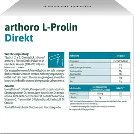 Hübner Arthoro L-Prolin Direkt Sticks 600 g