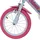 DINO BIKES Unicorn 16 Zoll RH 28 cm weiß/rosa