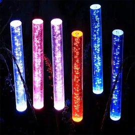 ETC Shop LED 6er Set Außen Solar Leuchten IP44 Farbwechsler bunt Terrasse Garten Beleuchtung Veranda Deko Lampe