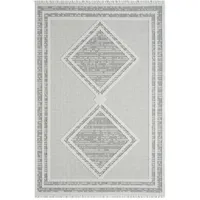 Carpet City Teppich Kurzflor Wohnzimmer - Grau, - 120x170