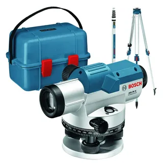 Bosch Optisches Nivelliergerät GOL 26 G + BT160, + GR500
