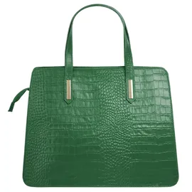 Cluty Henkeltasche Leder Green