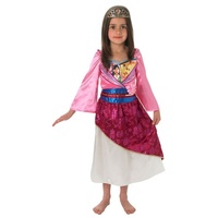 Rubie ́s Kostüm Disney Prinzessin Mulan Glanzkostüm für Kinder, Klassische Märchenprinzessin aus dem Disney Universum rosa 104