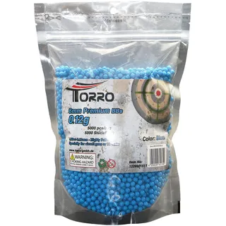 Torro 5000 Schuss 6mm Munition BB's Softair; Panzer Farbe Blau