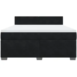 vidaXL Boxspringbett 180 x 200 cm Schwarz