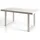 alpi möbel LOFT-U 180-280 x 77 x 90 cm Marmor/Weiß