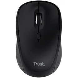 Trust Yvi+ Kompakte kabellose Maus für mehrere Geräte Schwarz