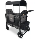 wonderfold Bollerwagen Kinderwagen Elite Double Gray - grau - Grau