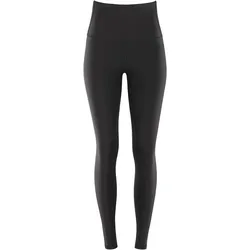 Leggings WINSHAPE "Functional Comfort HWL117C", Damen, Gr. S, Normalgrößen, schwarz, 85% Polyester, 15% Elasthan, Hosen, mit V-Shape Applikation und Core-Bund