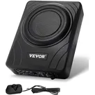VEVOR Untersitz Auto Subwoofer 300 W schlanker Auto Subwoofer mit Stromversorgung, Subsystem mit eingebautem Verstärker, Hoch-/Niedrigpegel-Eingang und Lautstärkeregler für SUVs Lkws Wohnmobile