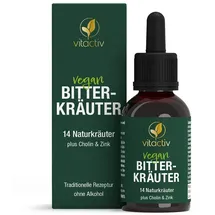 Vitactiv Bitterkräuter Tropfen Ohne Alkohol 50 ml