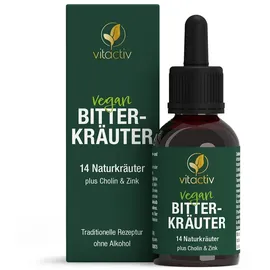 Vitactiv Bitterkräuter Tropfen Ohne Alkohol 50 ml