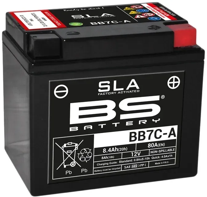 BS Battery Werkseitig aktivierte wartungsfreie SLA-Batterie - BB7C-A