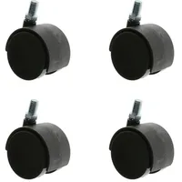 MS Beschläge Möbelrolle Rolle Ø45mm M8 4er-Pack