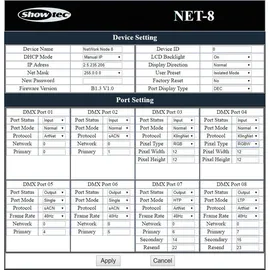 Showtec NET-8/5